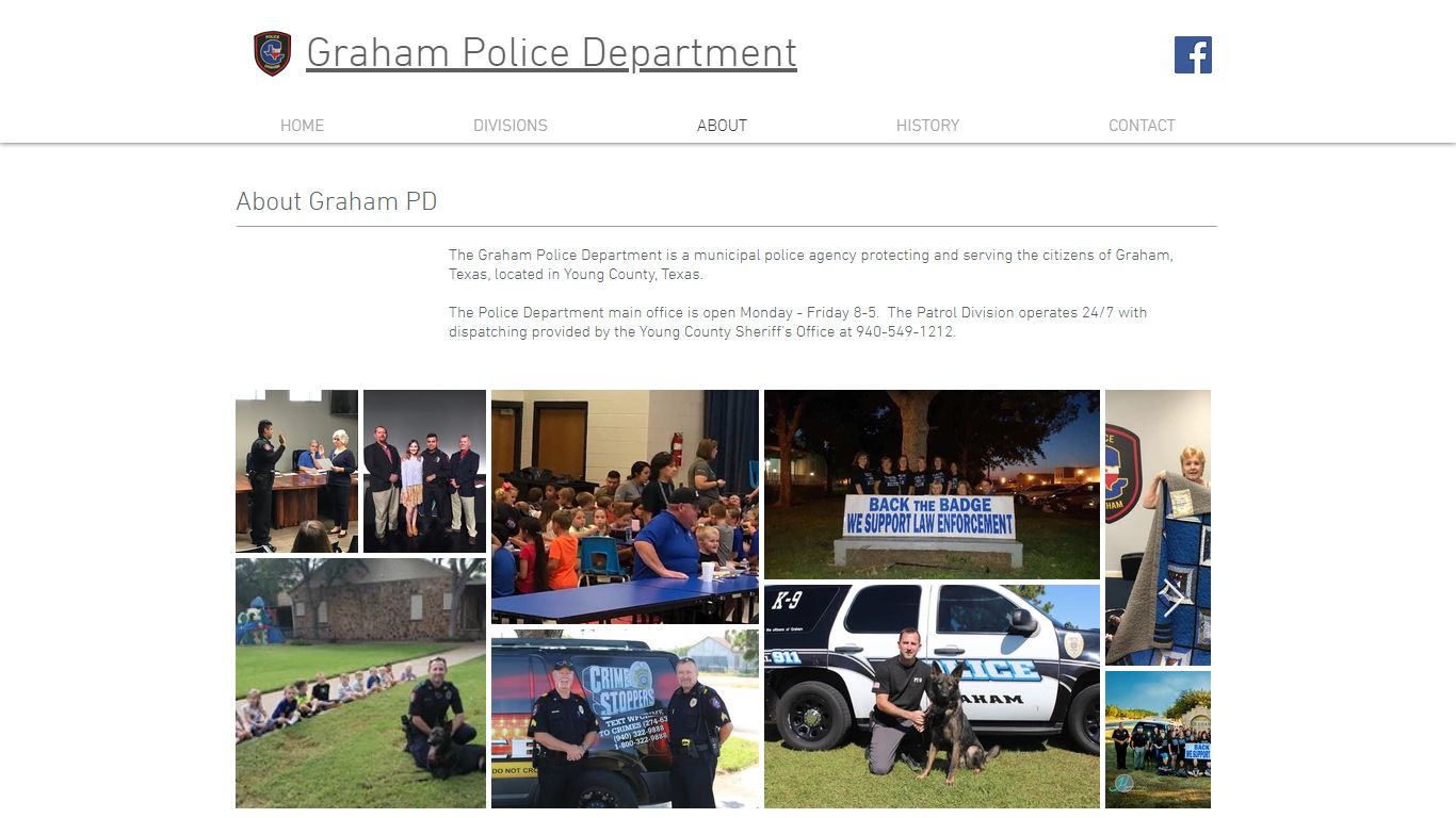 ABOUT | Graham Texas Police